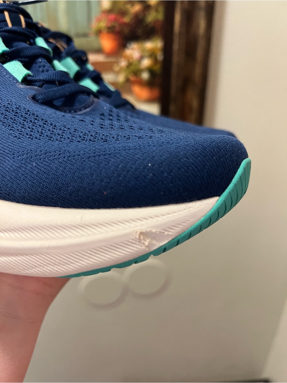 Asics Gel Nimbus 26 Blue Running Shoes - Picture 14 of 14